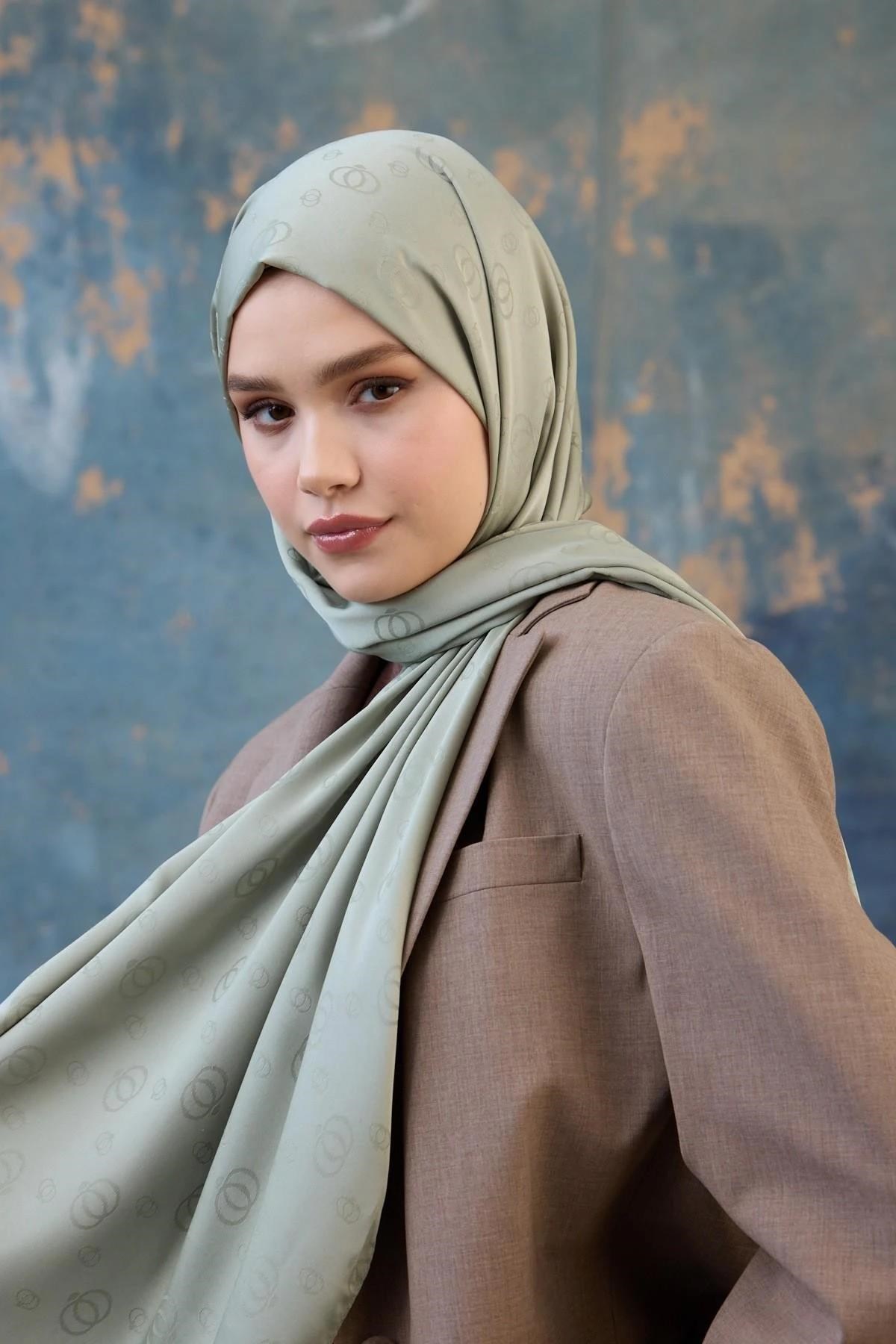 Fall Winter İpeksi Jakar Şal Çağla Yeşili 9018-20