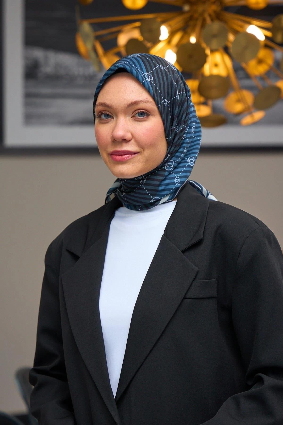 Harmony Collection Soft Eşarp Gece Mavisi 1176-15