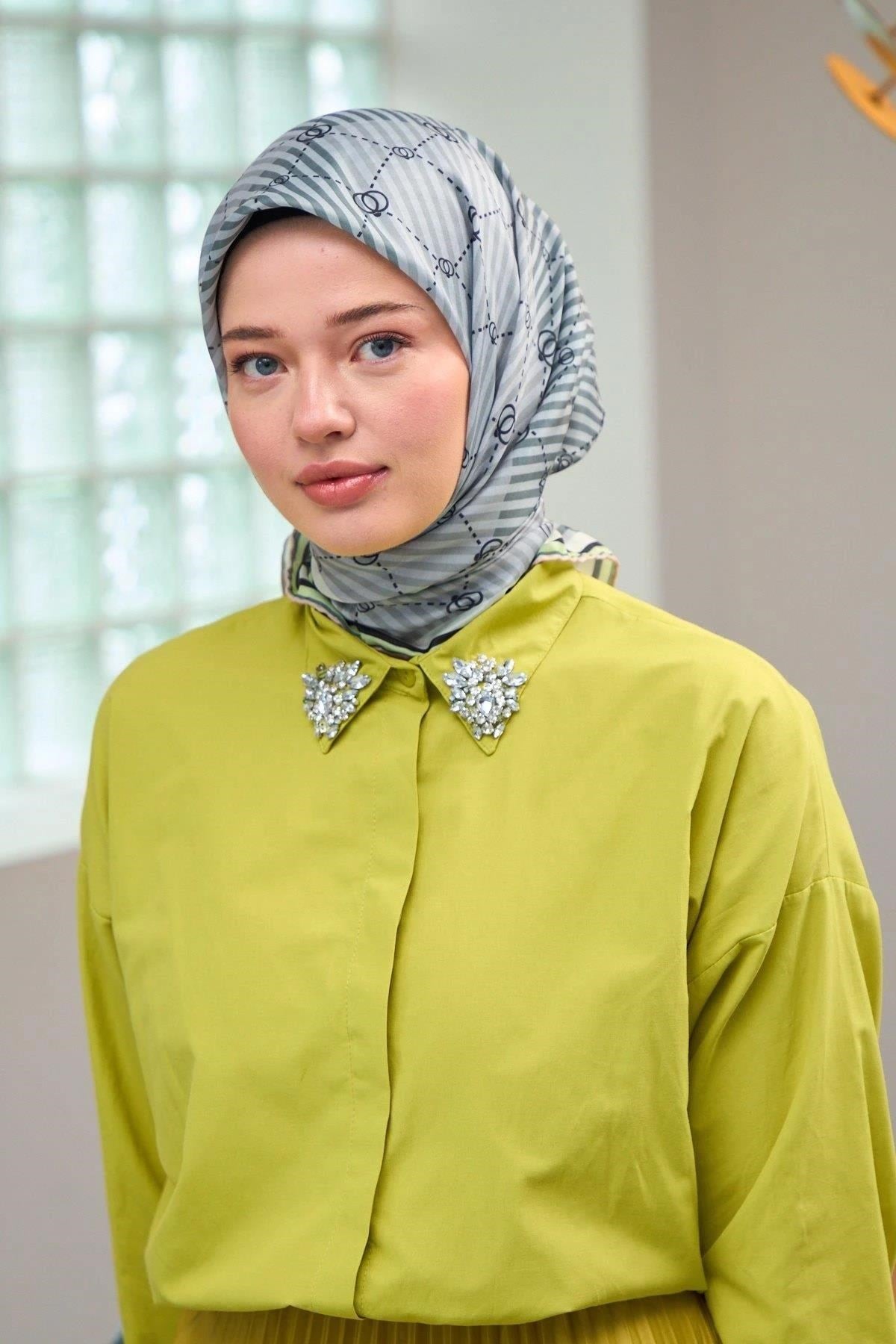 Harmony Collection Soft Eşarp Gri 1176-06