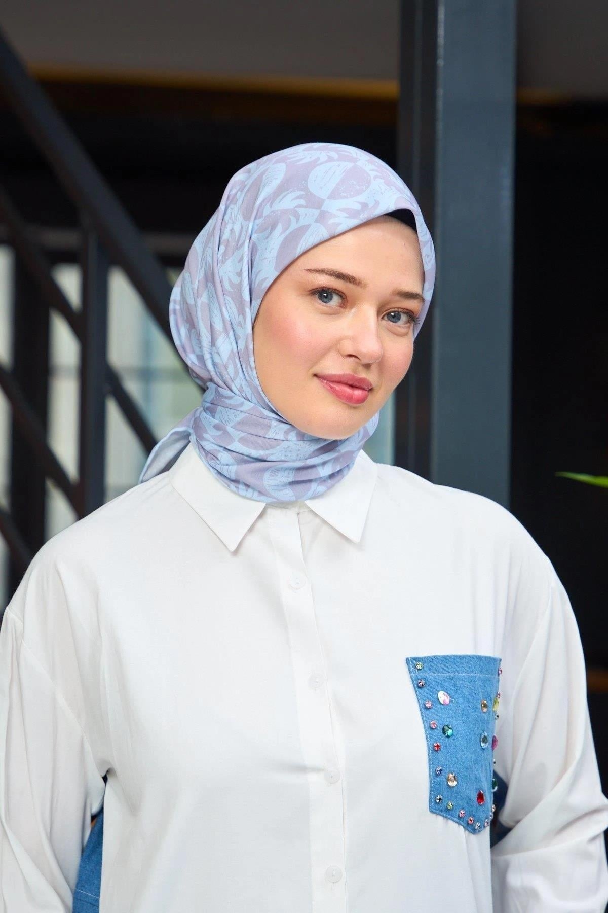 Harmony Collection Soft Eşarp Gri 1182-14