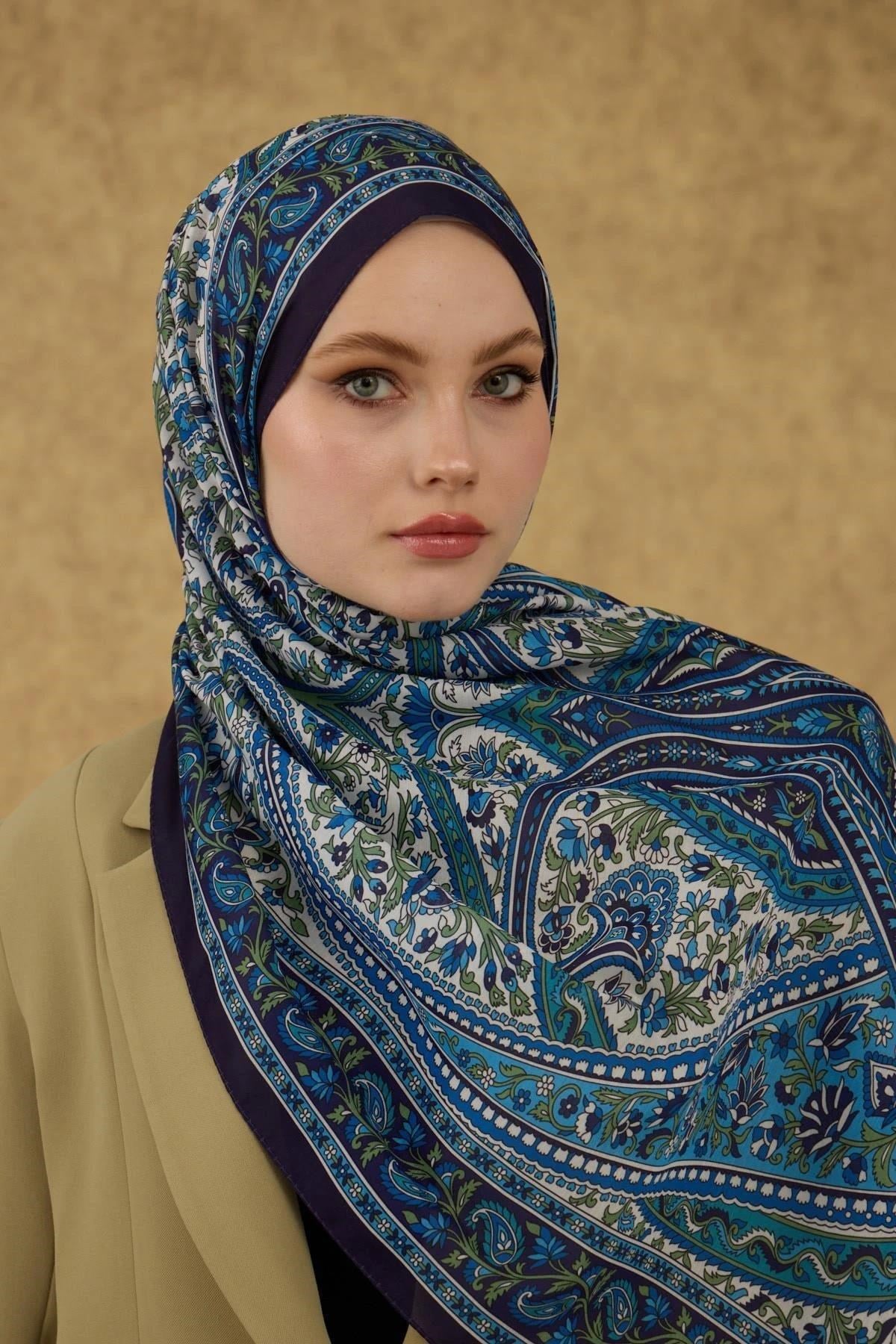 İpekhan Soft Şal Morcivert 3051-12