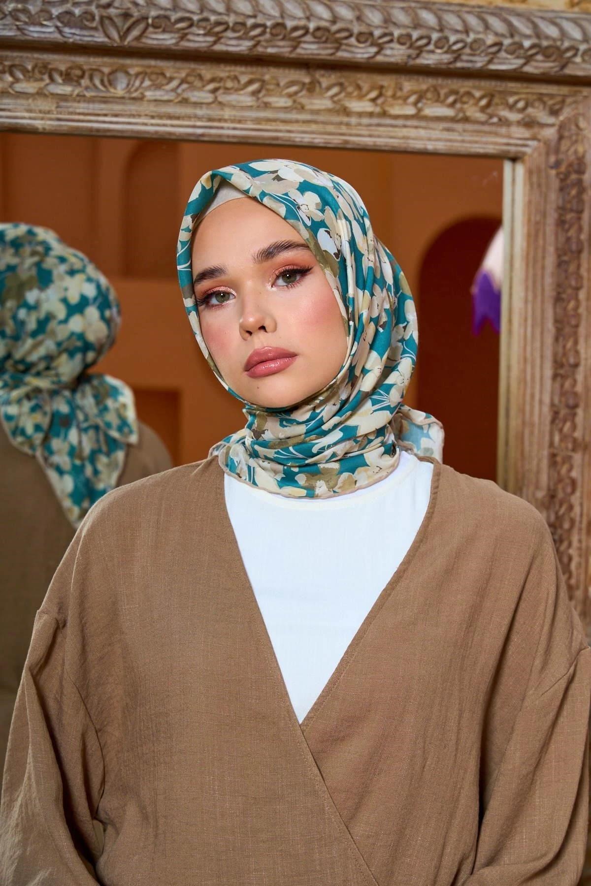 Marrakech Koleksiyon Soft Eşarp Çam Yeşili 1200-05