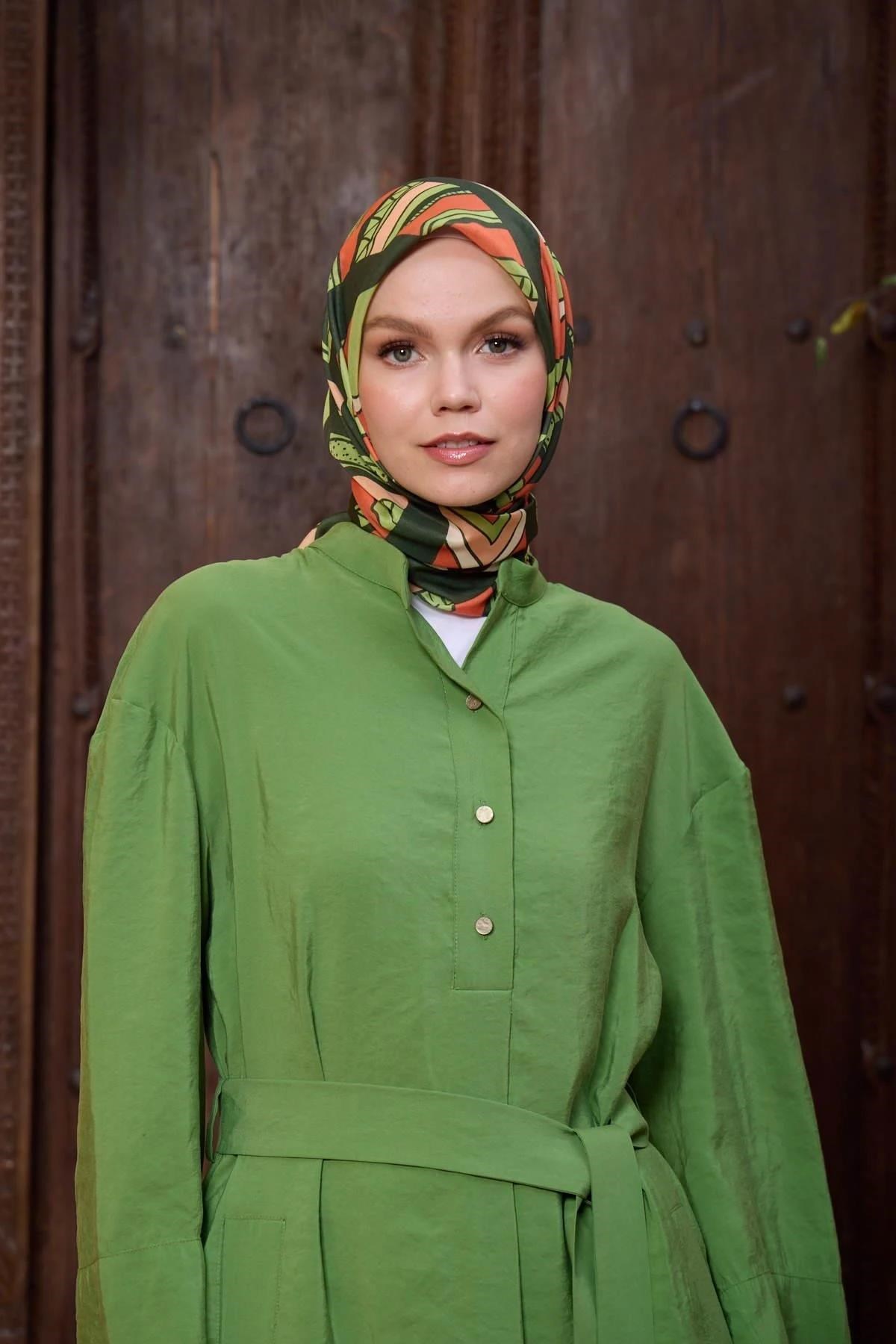 Marrakech Koleksiyon Soft Eşarp Deniz Yeşili 1197-07