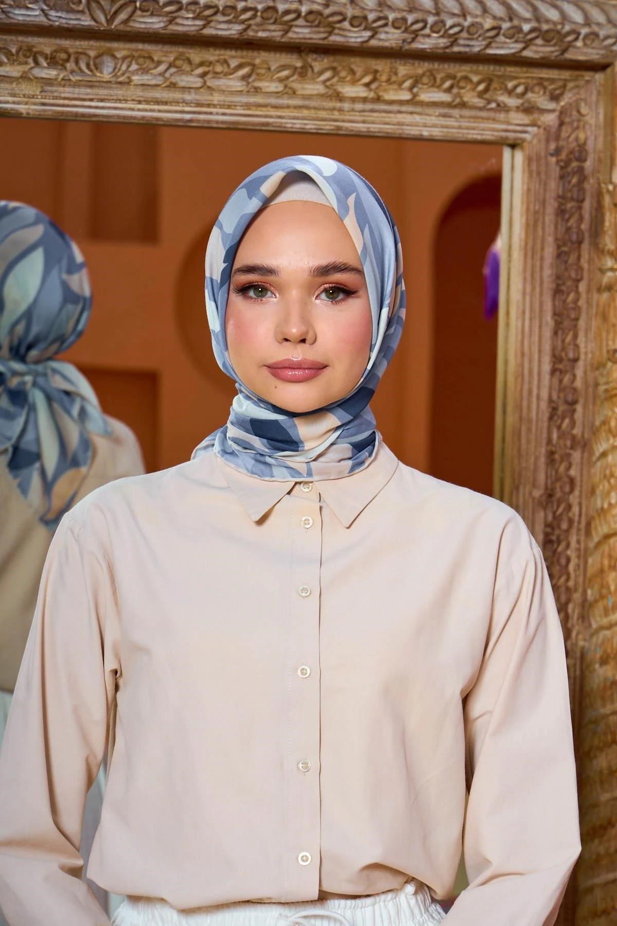 Marrakech Koleksiyon Soft Eşarp Lavanta Gri 1201-07