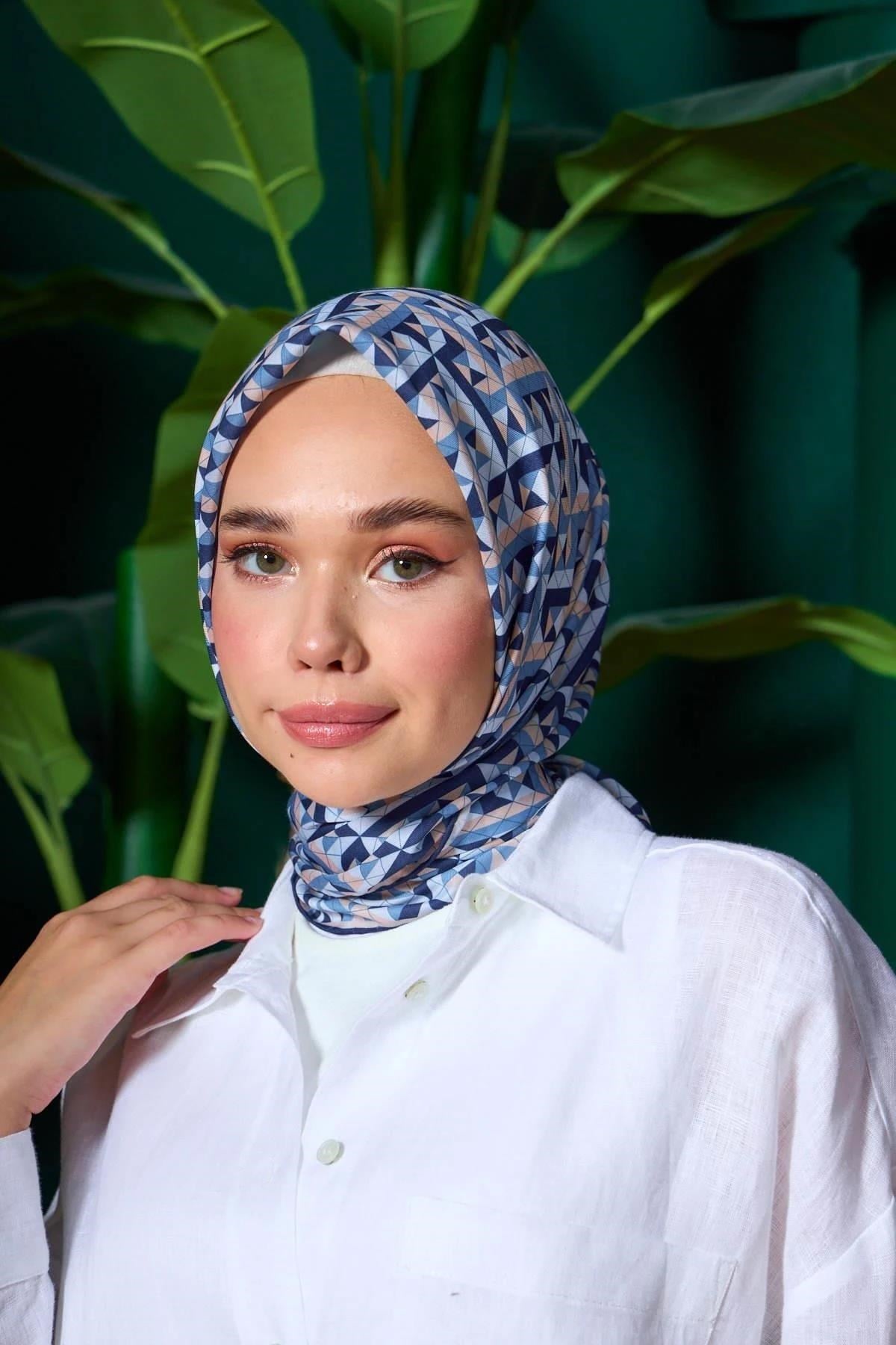 Marrakech Koleksiyon Soft Eşarp Turkuaz Safir 1203-05