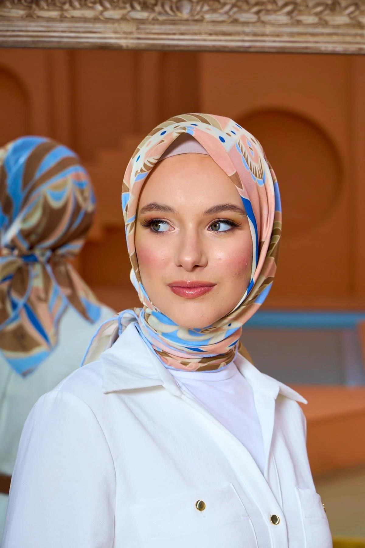 Marrakech Koleksiyon Soft Eşarp Vizon Kahve 1202-10