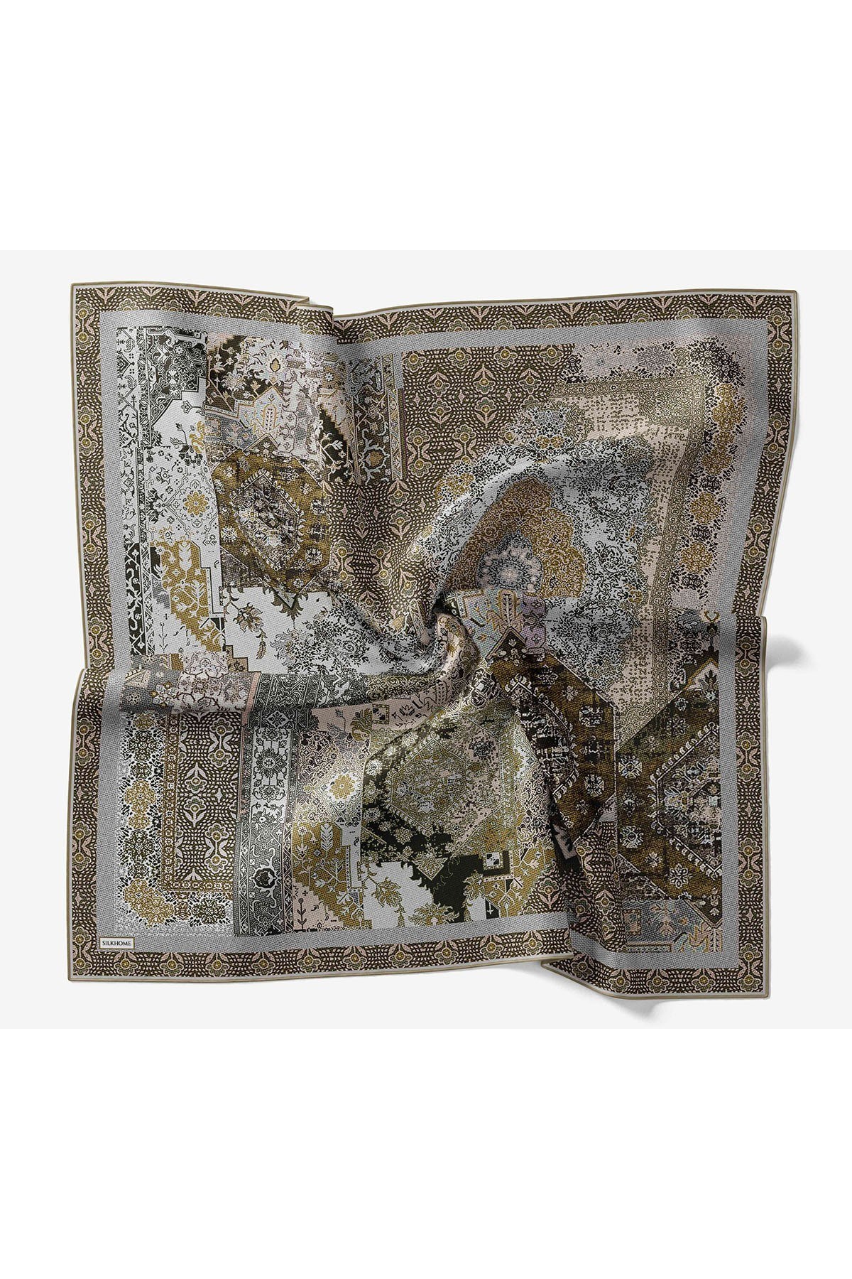 Monare Eşarp Modern Fıstık Yeşili 90x90
