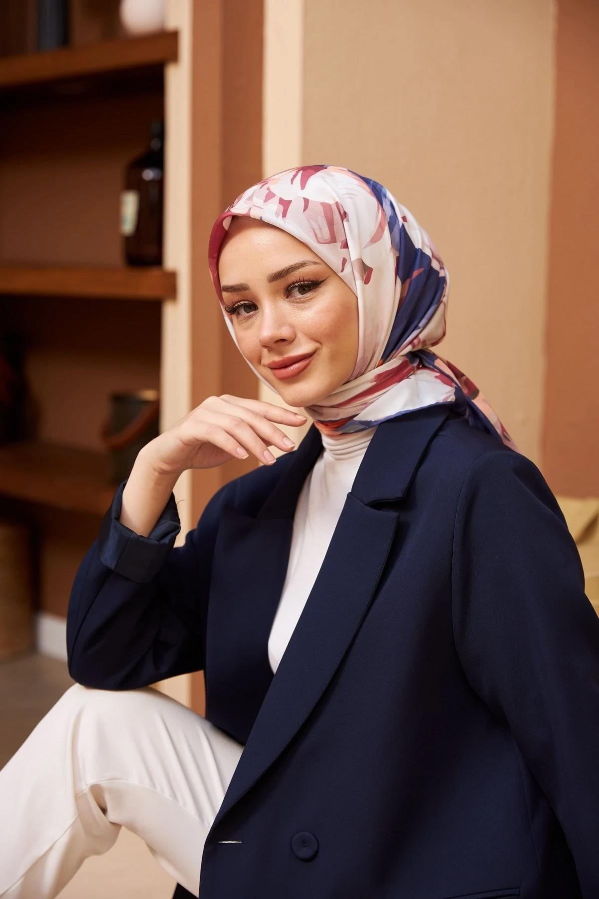 Nature Line Rose Soft Eşarp Mor Pembe 1156-06