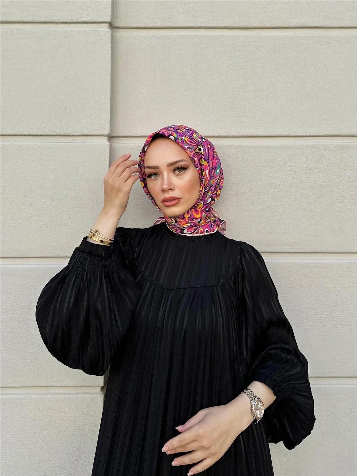Relax Ebruli Soft Eşarp Kiraz Pembe 1147-16