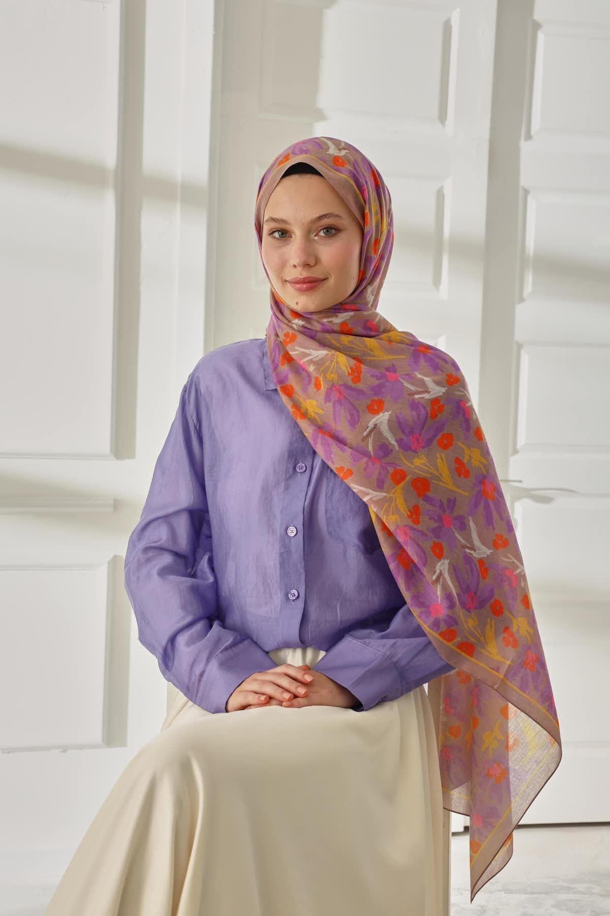 Silk Home Desenli Soft Şal 70022-03