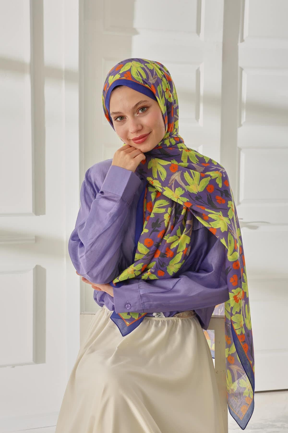 Silk Home Desenli Soft Şal 70022-04