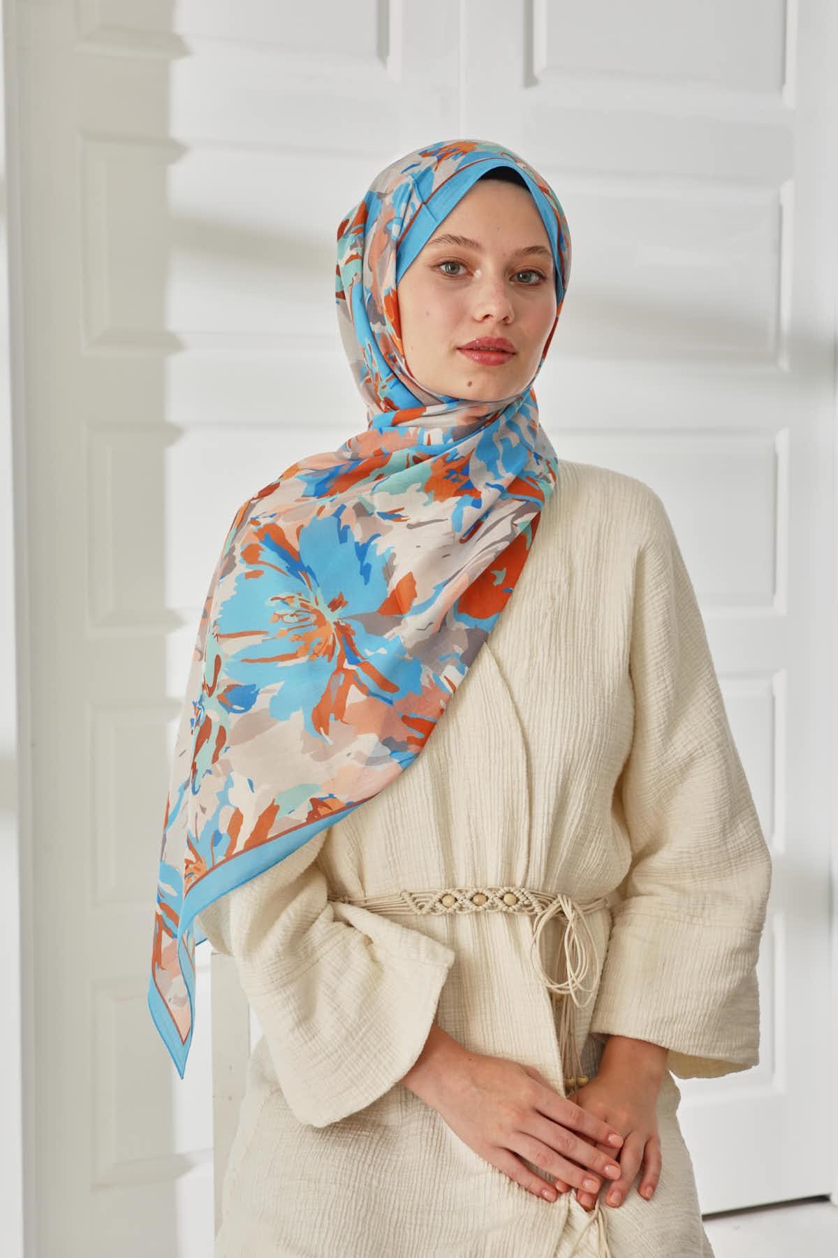 Silk Home Desenli Soft Şal 70023-08