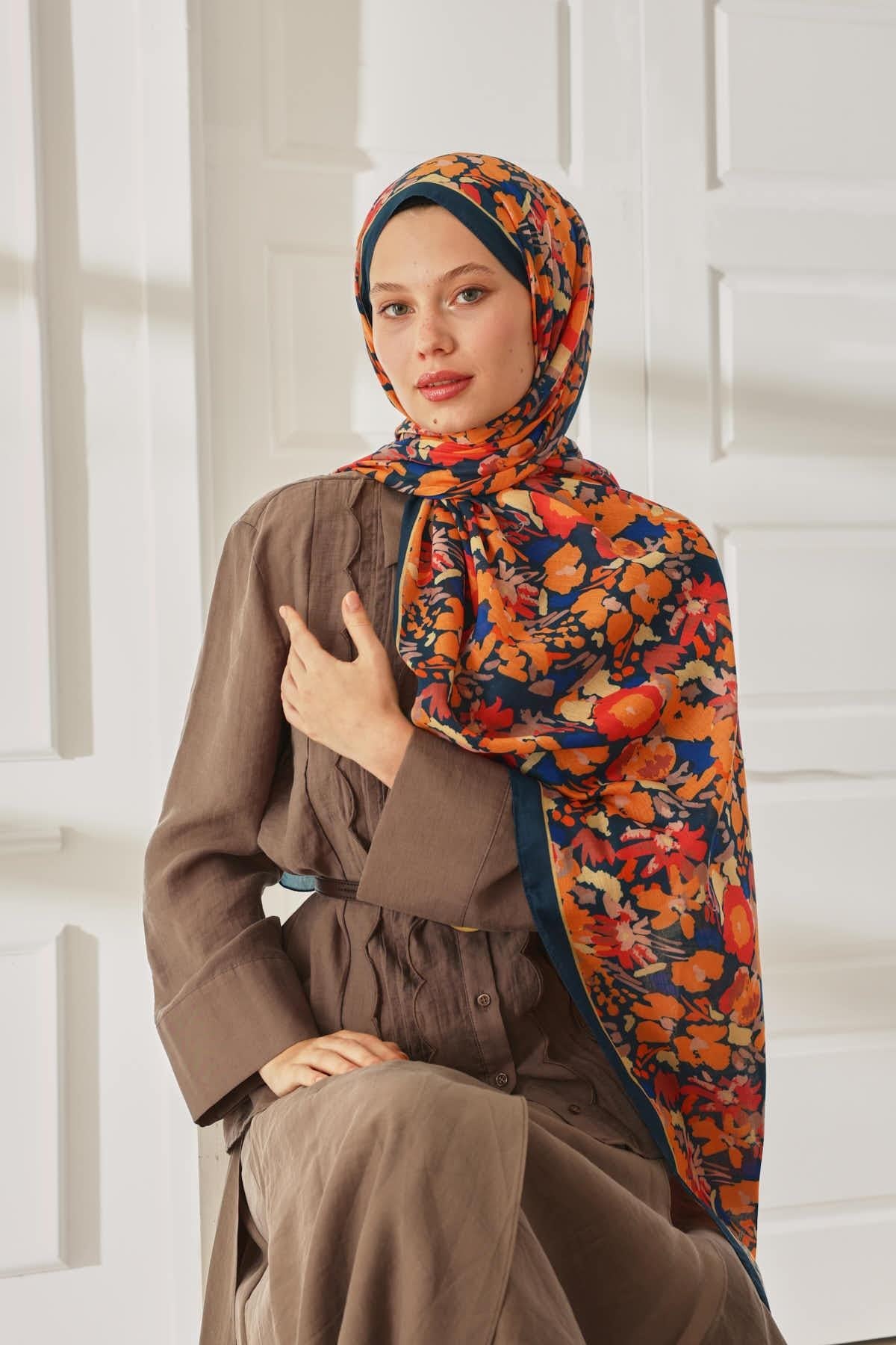 Silk Home Desenli Soft Şal 70024-09