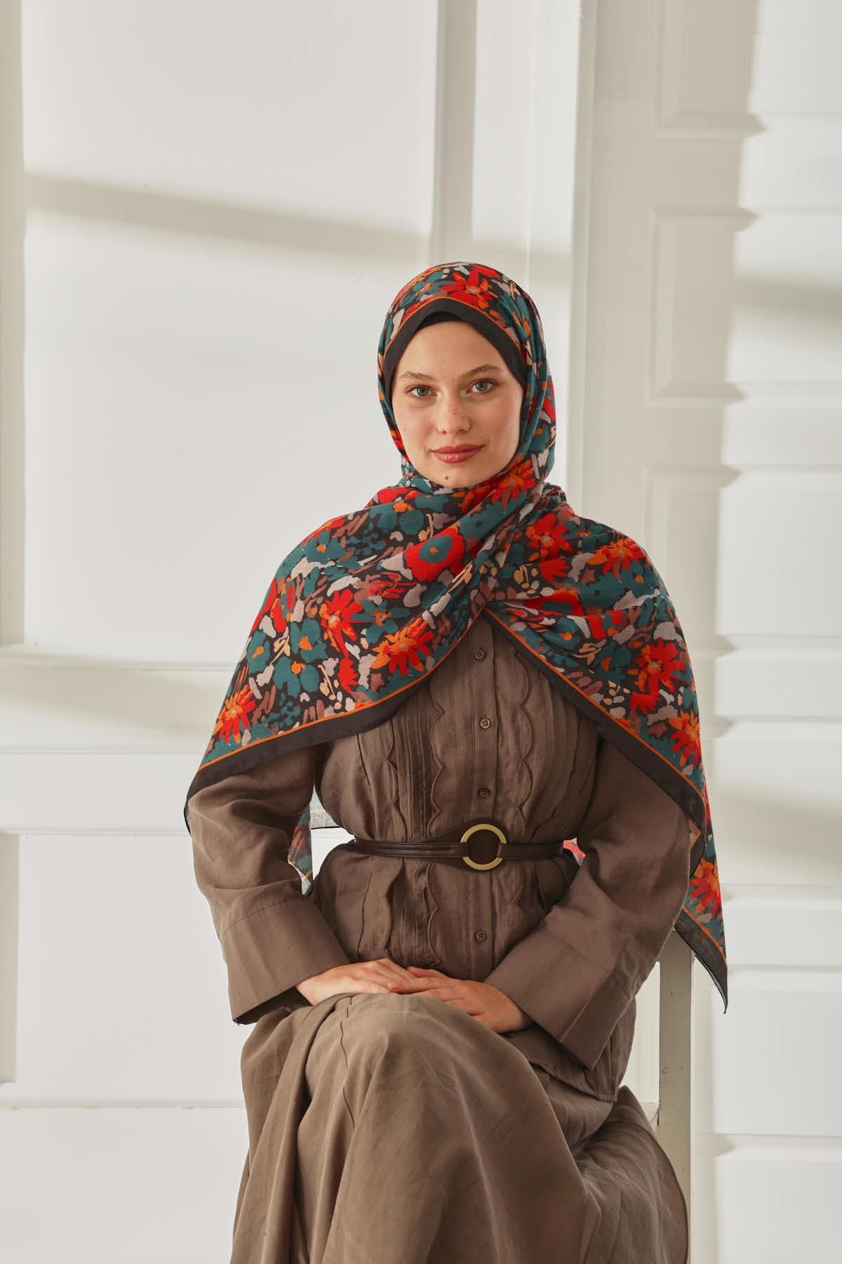 Silk Home Desenli Soft Şal 70024-11