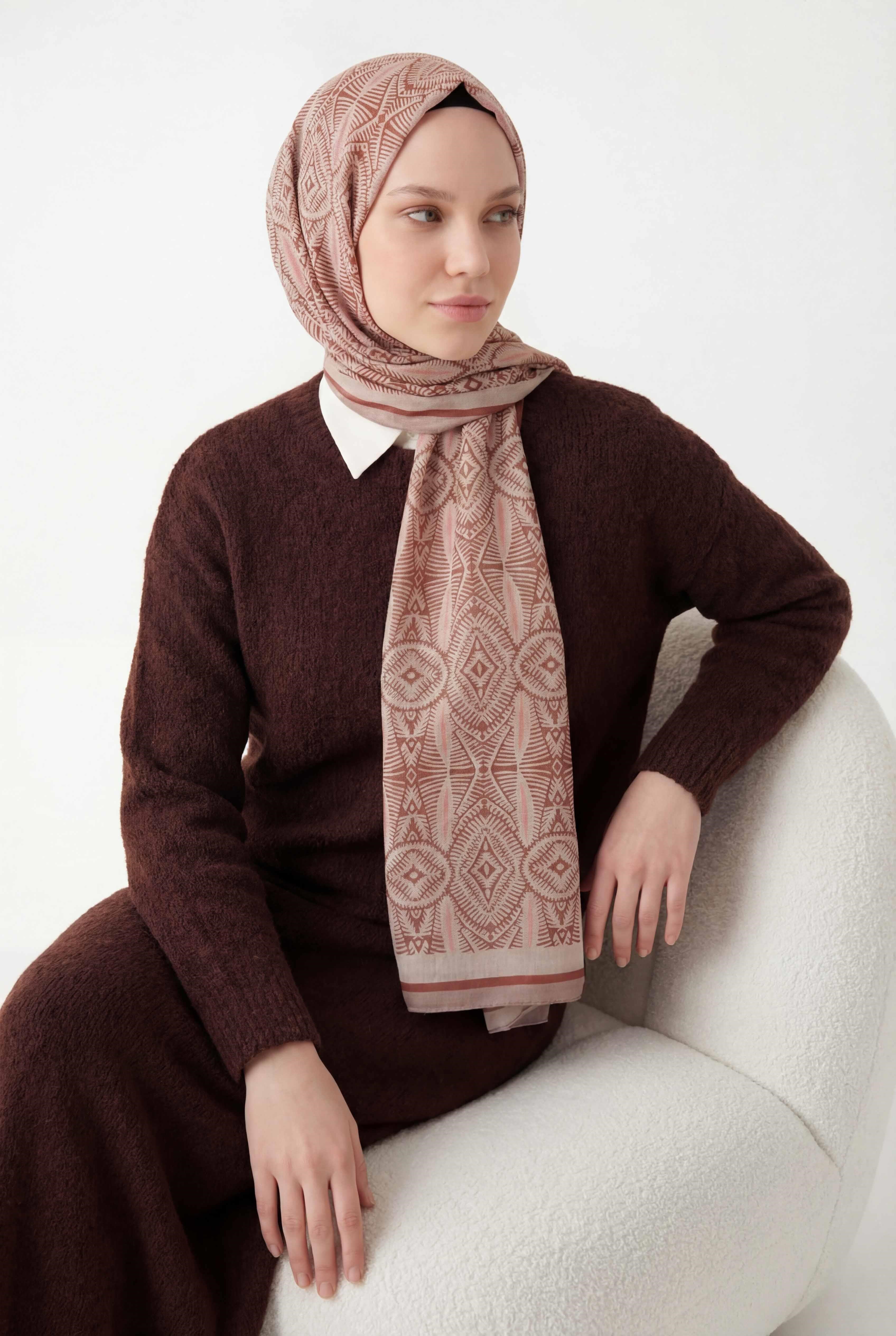 Silk Home Desenli Soft Şal 70025-03