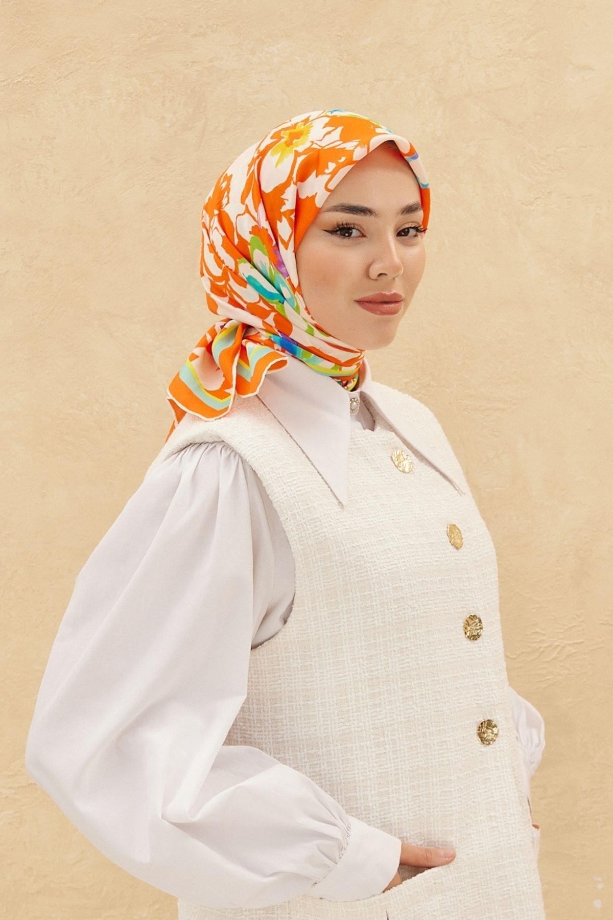 Silk Home Organik Pamuk İpek Eşarp 79006-13