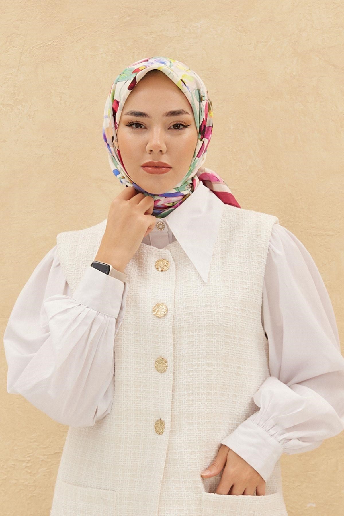 Silk Home Organik Pamuk İpek Eşarp 79007-15
