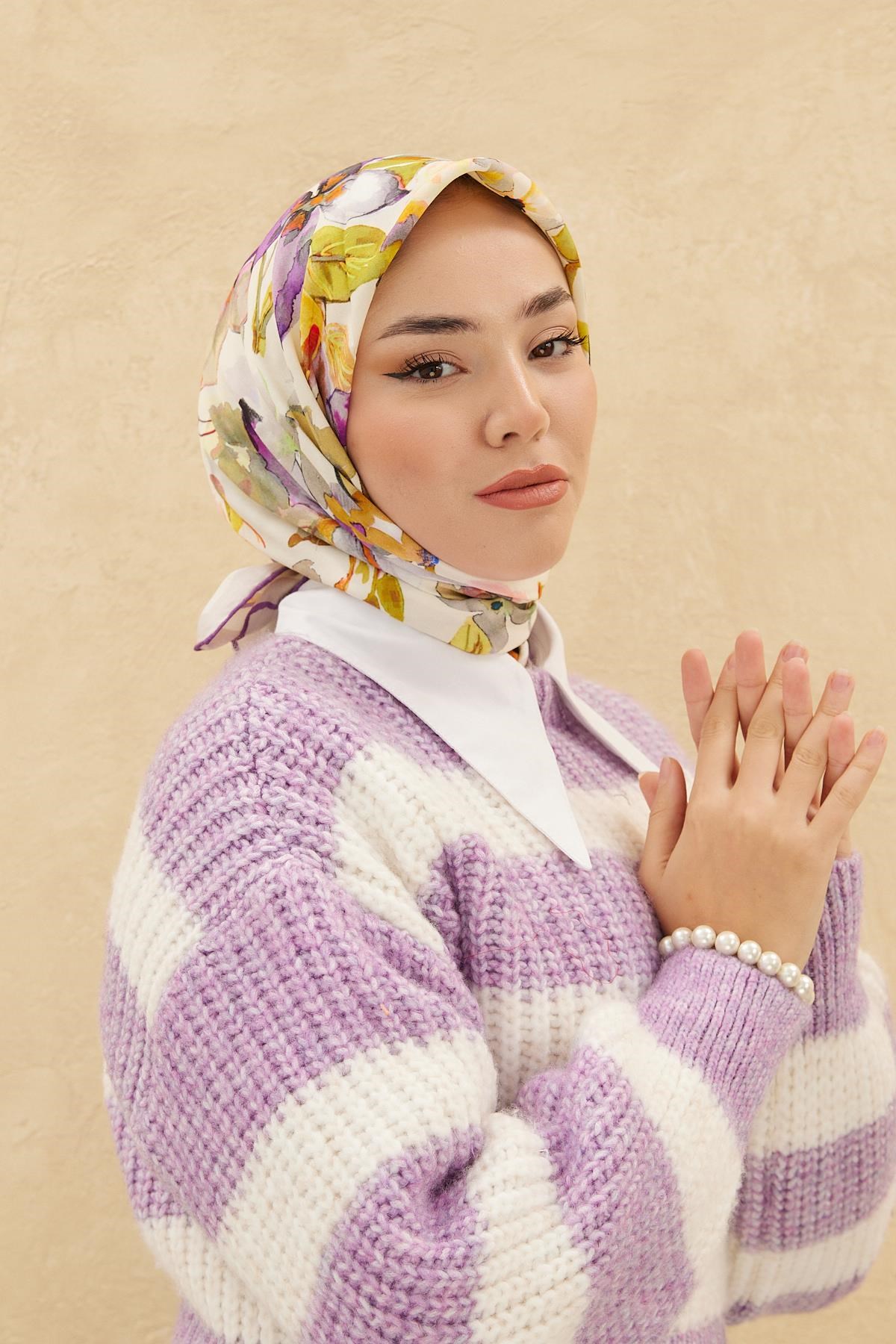 Silk Home Organik Pamuk İpek Eşarp 79007-09