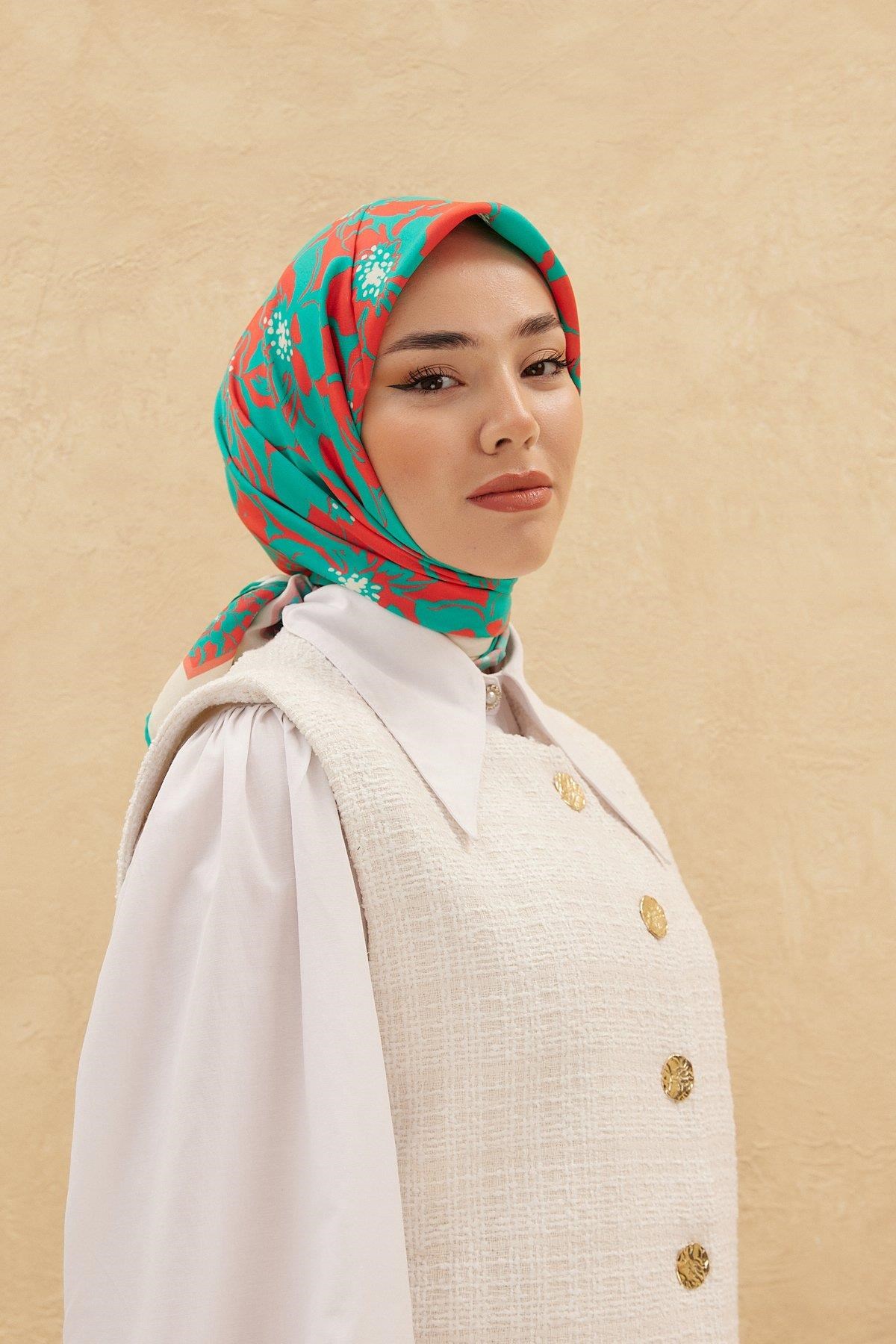 Silk Home Organik Pamuk İpek Eşarp 79008-07
