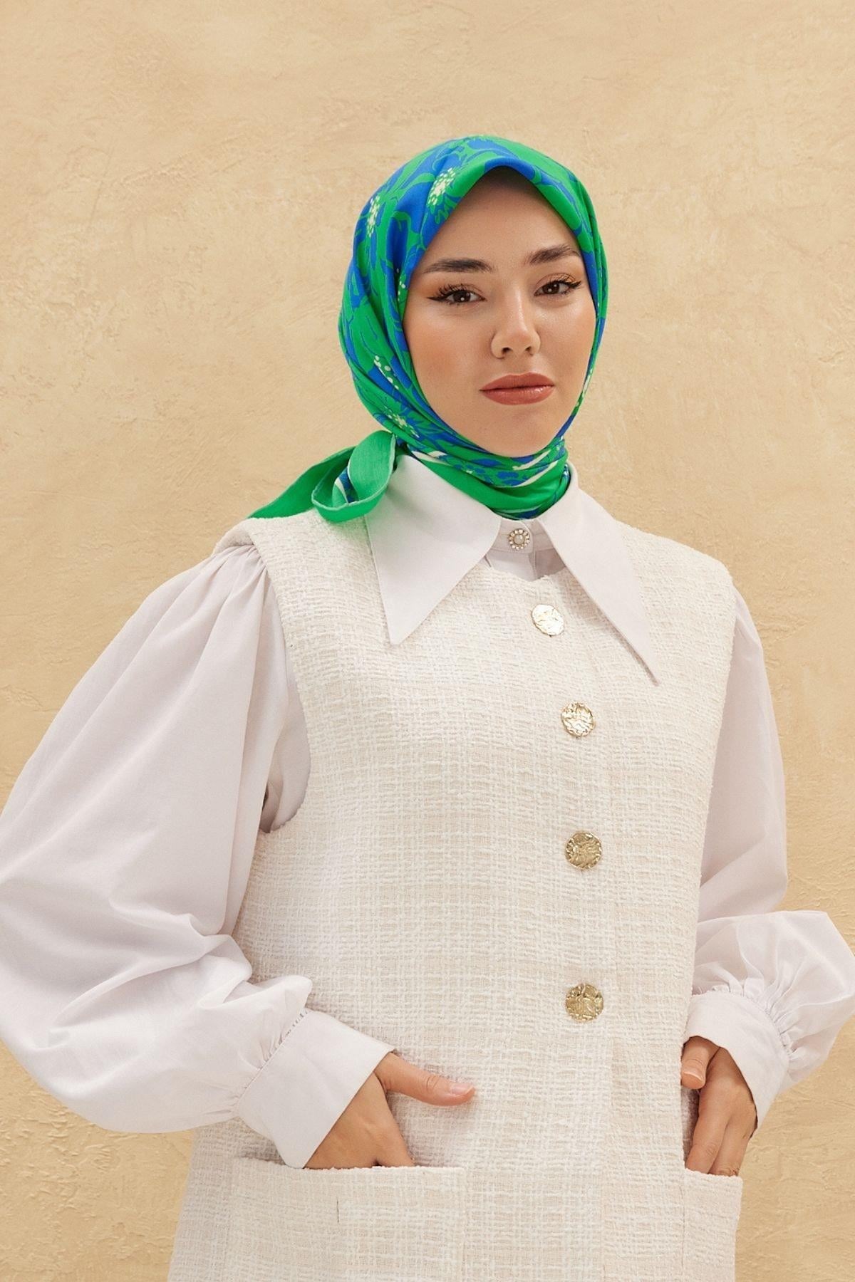 Silk Home Organik Pamuk İpek Eşarp 79008-12
