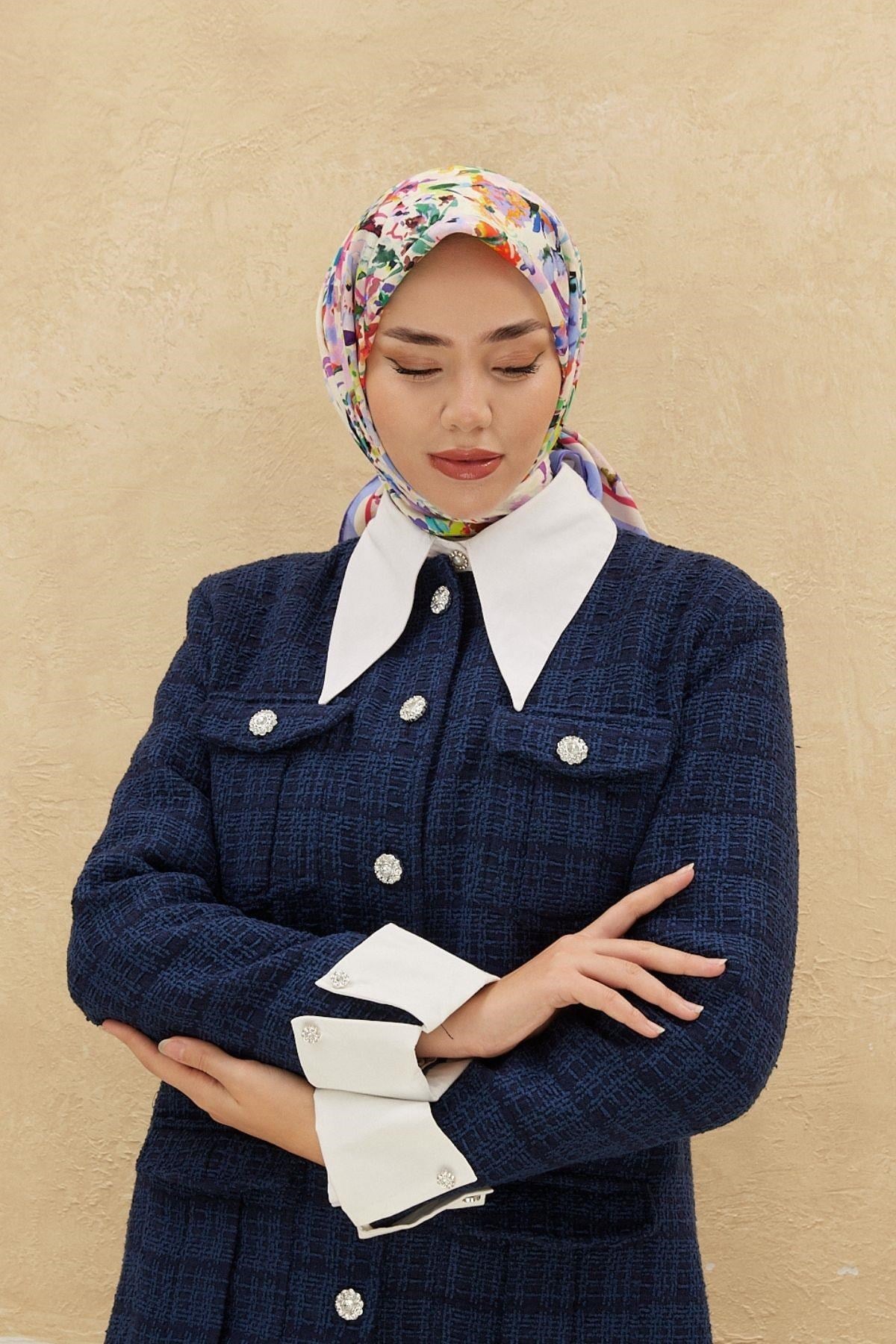 Silk Home Organik Pamuk İpek Eşarp 79009-07