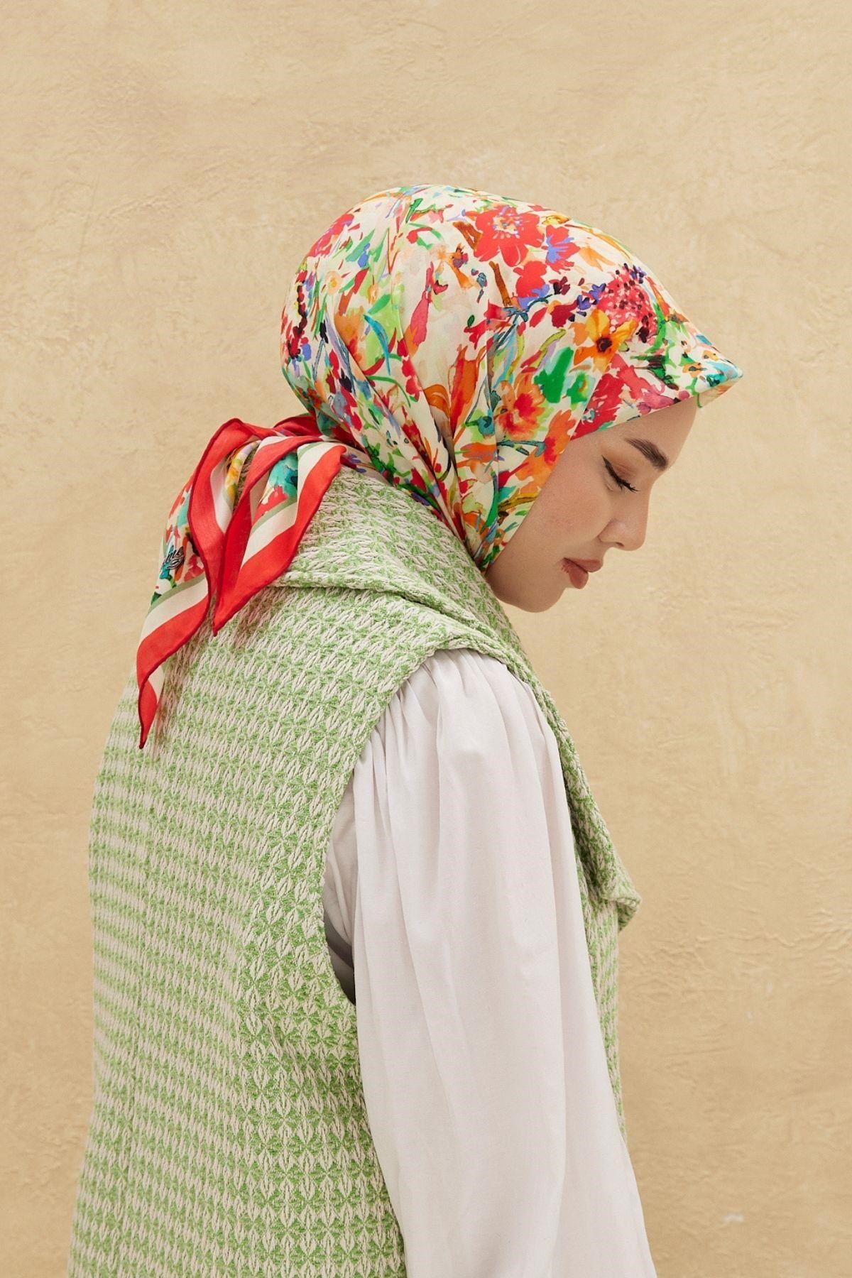 Silk Home Organik Pamuk İpek Eşarp 79009-21