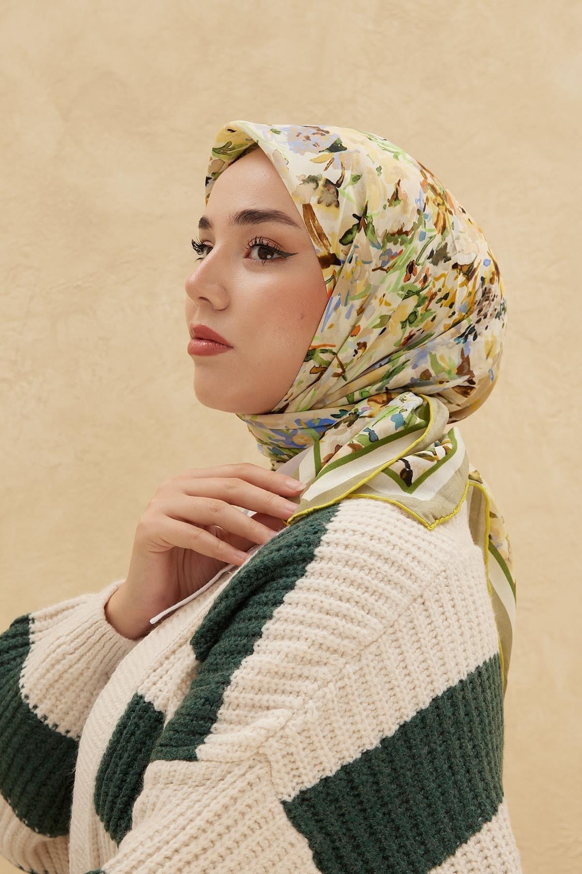 Silk Home Organik Pamuk İpek Eşarp 79009-15