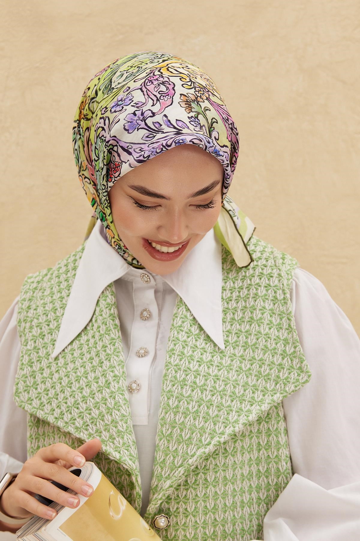 Silk Home Organik Pamuk İpek Eşarp 79010-04