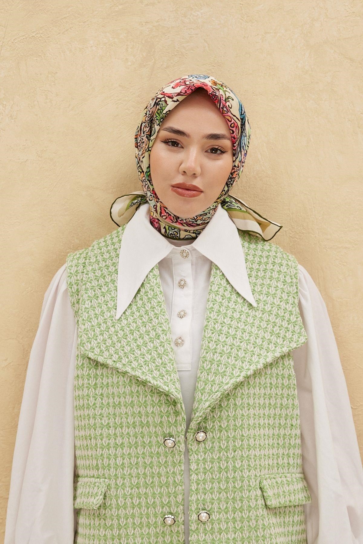 Silk Home Organik Pamuk İpek Eşarp 79010-03