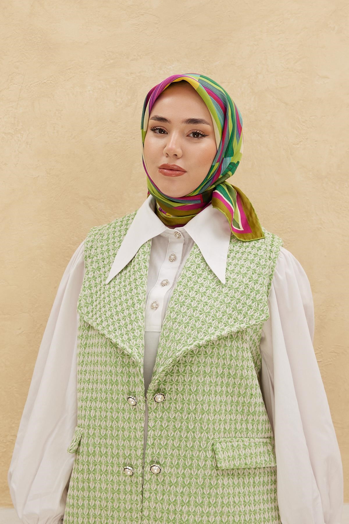 Silk Home Organik Pamuk İpek Eşarp 79011-13