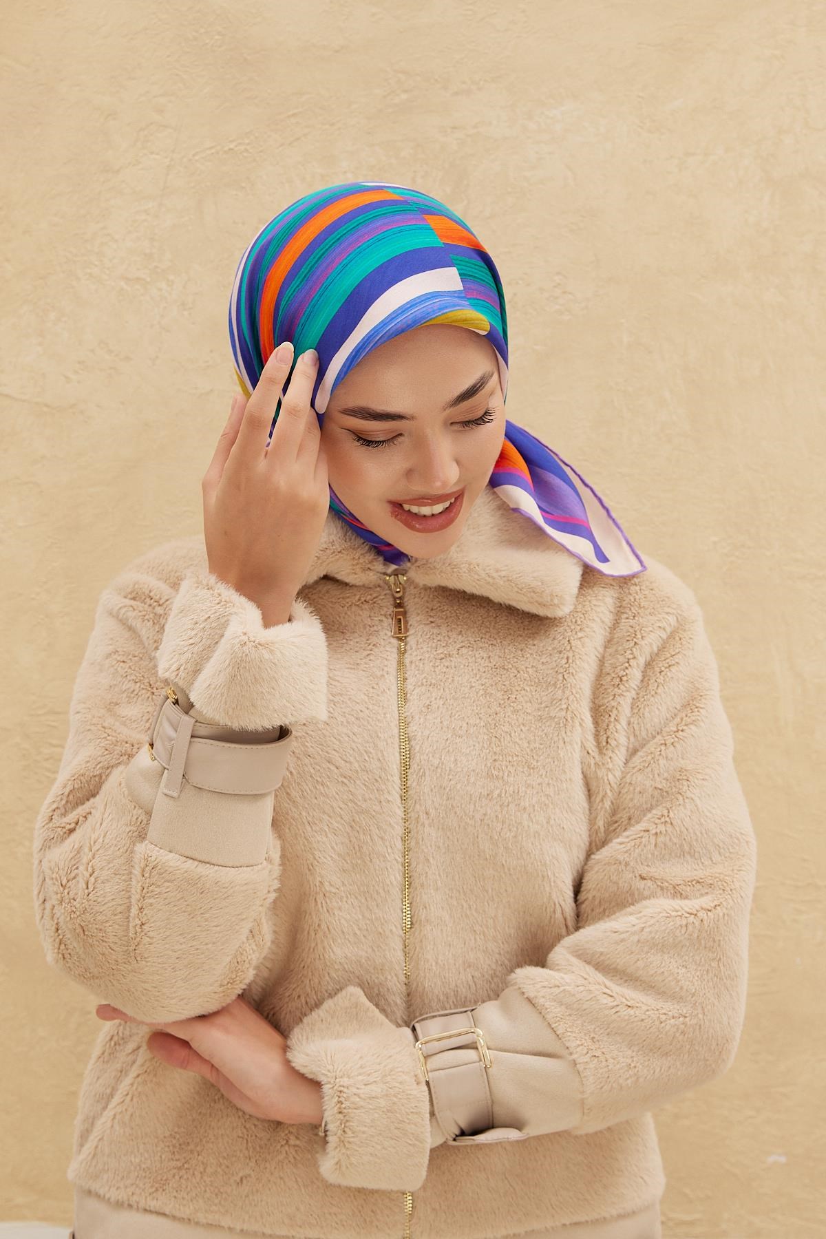 Silk Home Organik Pamuk İpek Eşarp 79011-06