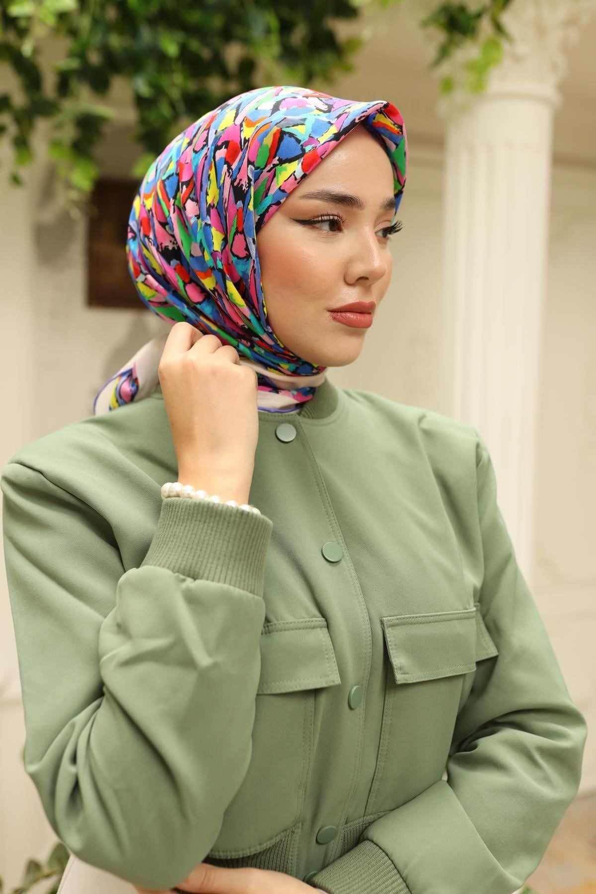 Silk Home Organik Pamuk İpek Eşarp 79012-02