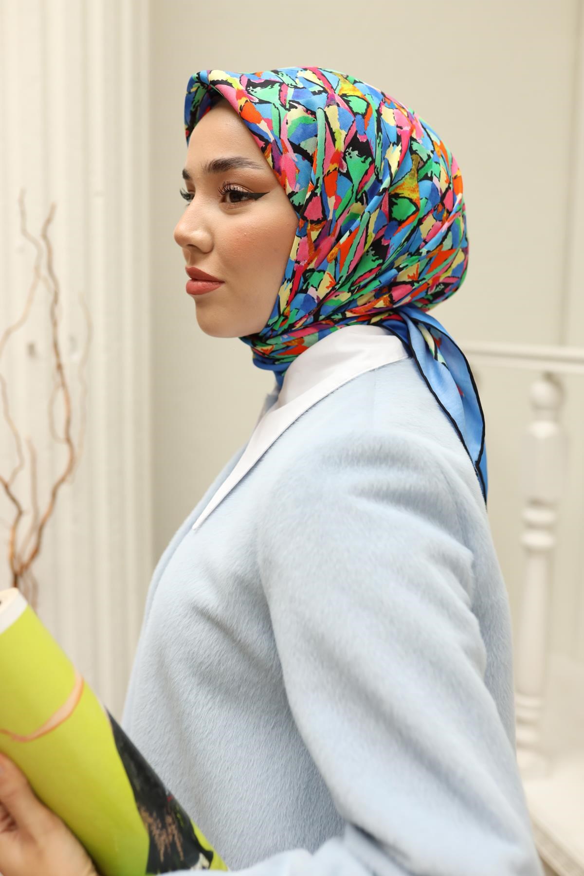 Silk Home Organik Pamuk İpek Eşarp 79012-10