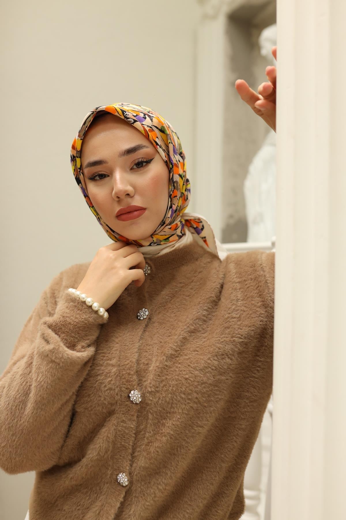 Silk Home Organik Pamuk İpek Eşarp 79012-01