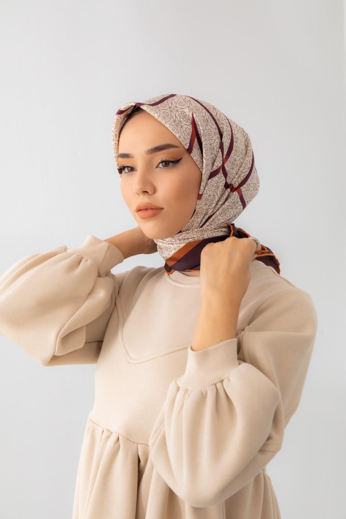 Silk Home Sura (Saten) İpek Eşarp 11388-S09