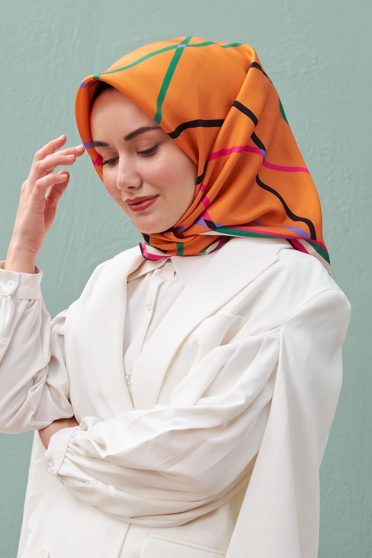 Silk Home Sura (Saten) İpek Eşarp 11394-S15
