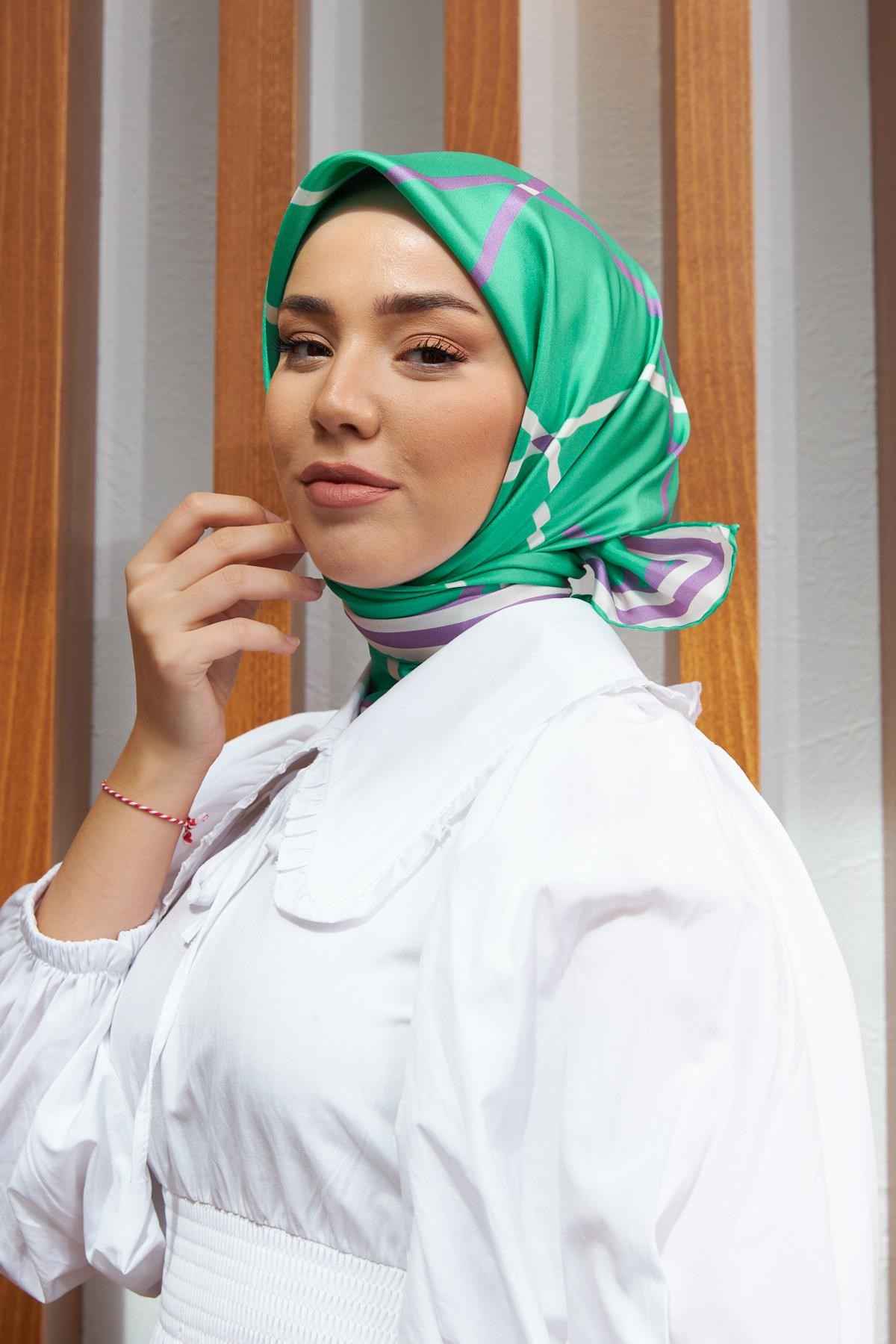 Silk Home Sura (Saten) İpek Eşarp 11394-S23