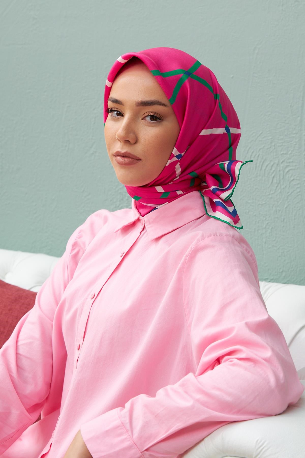 Silk Home Sura (Saten) İpek Eşarp 11394-S27