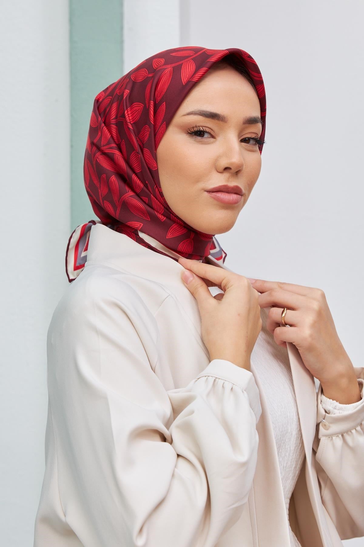 Silk Home Sura (Saten) İpek Eşarp 11397-S28