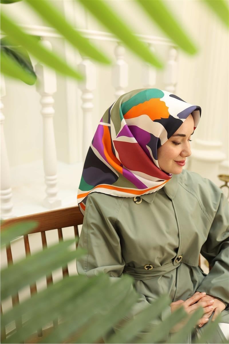 Silk Home Sura (Saten) İpek Eşarp 11398-S11