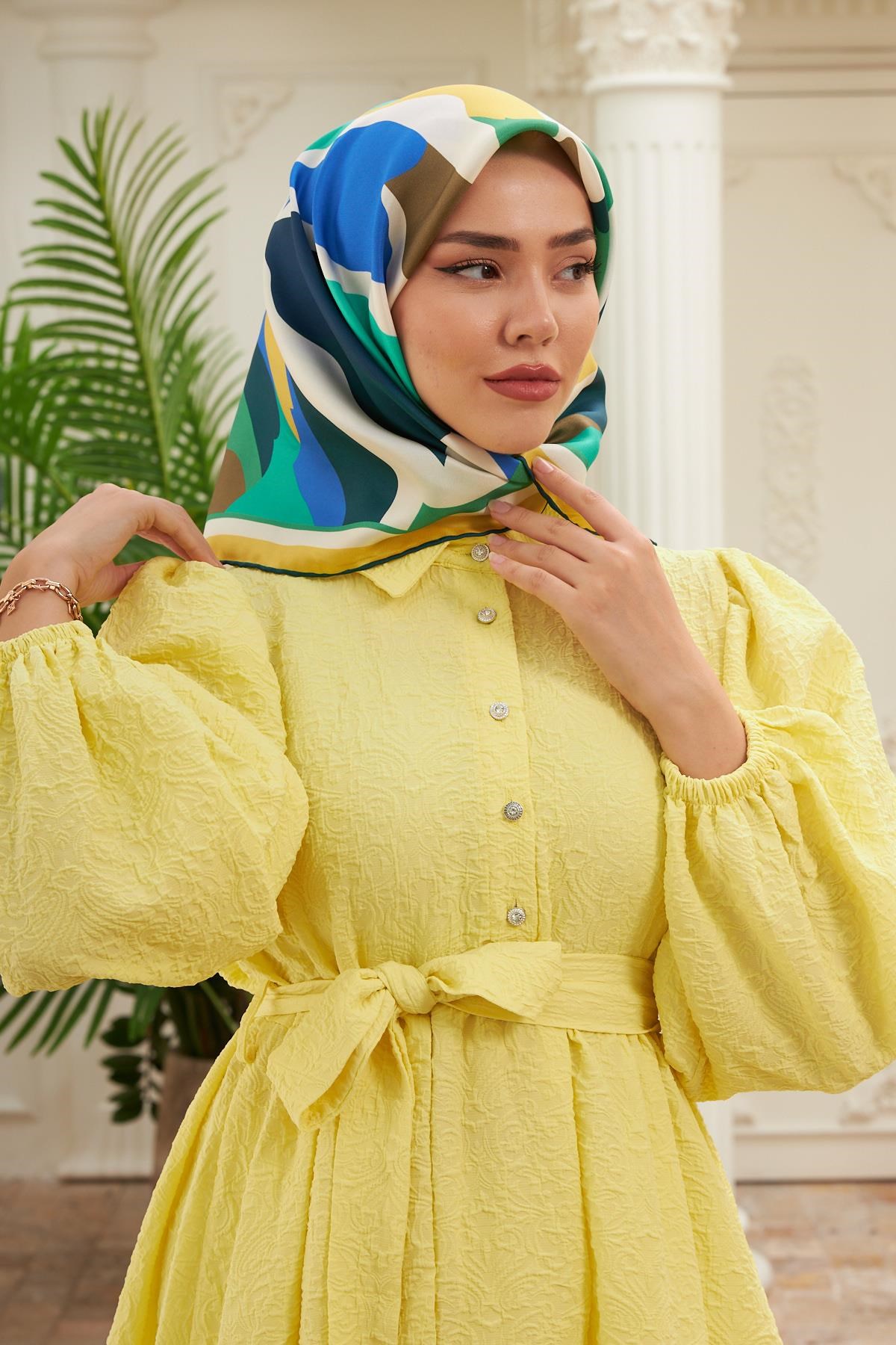 Silk Home Sura (Saten) İpek Eşarp 11398-S28
