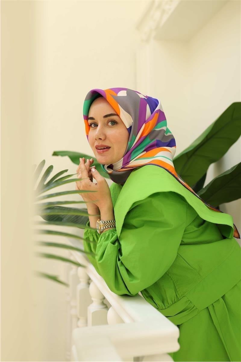 Silk Home Sura (Saten) İpek Eşarp 11398-S32