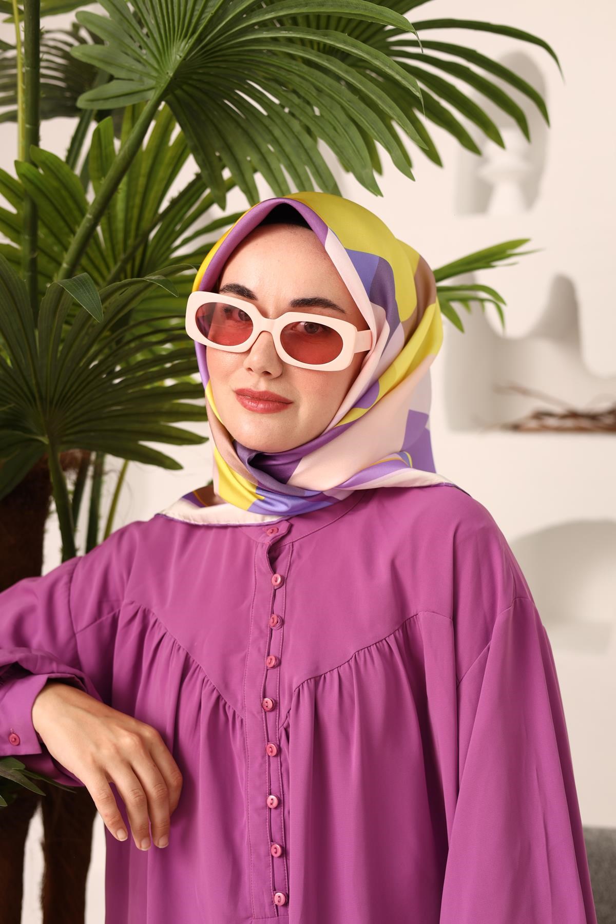 Silk Home Twill İpek Eşarp 11404-34