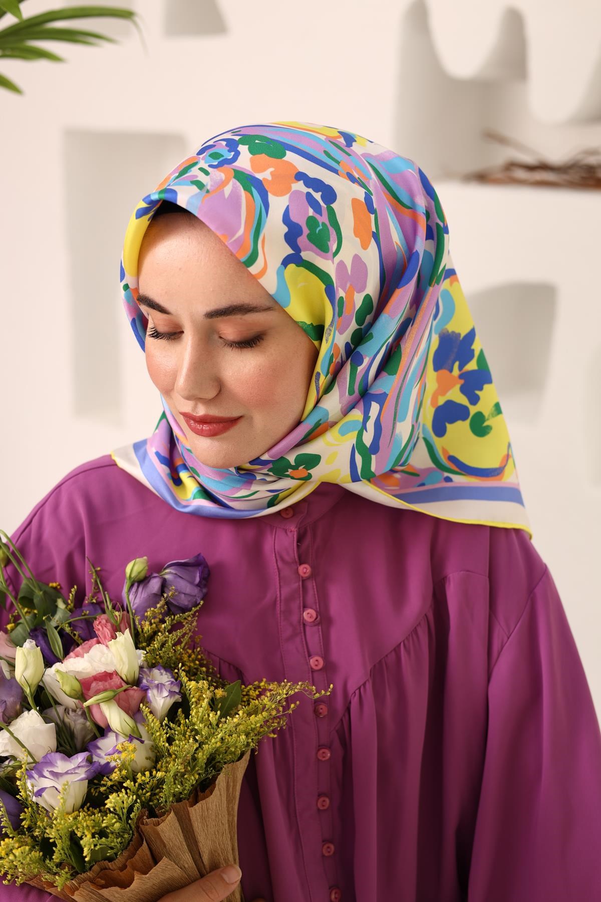 Silk Home Twill İpek Eşarp 11405-12