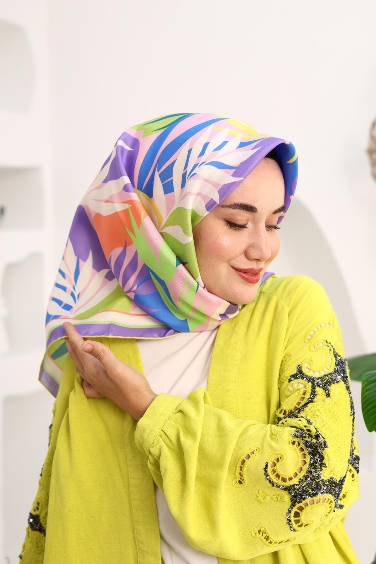 Silk Home Twill İpek Eşarp 11406-35