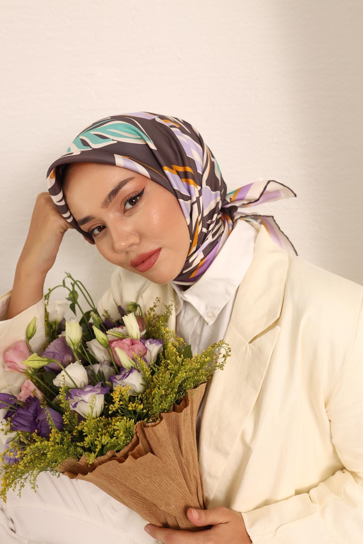Silk Home Twill İpek Eşarp 11407-08