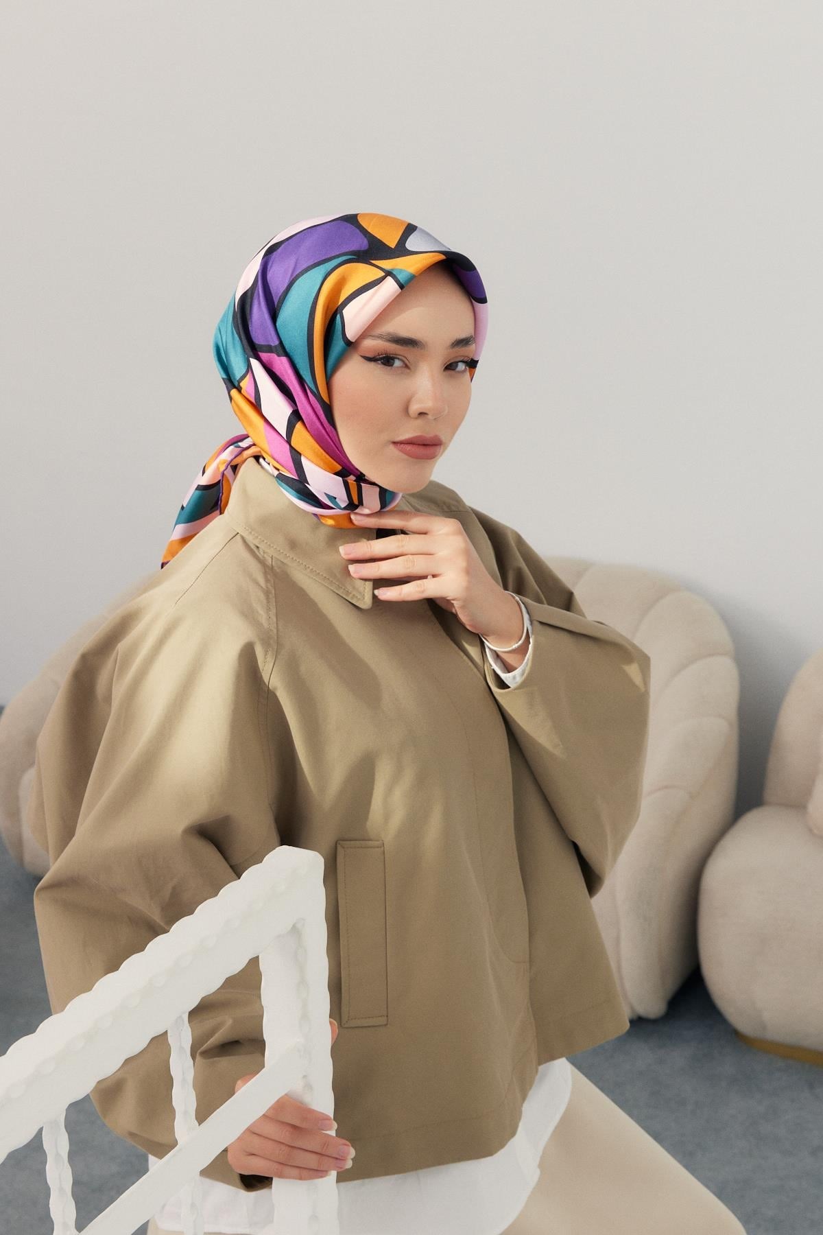 Silk Home Twill İpek Eşarp 11411-03