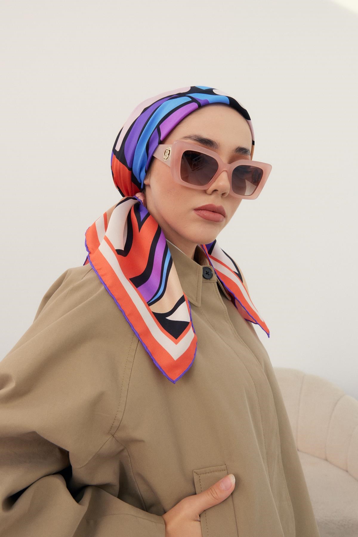 Silk Home Twill İpek Eşarp 11411-16