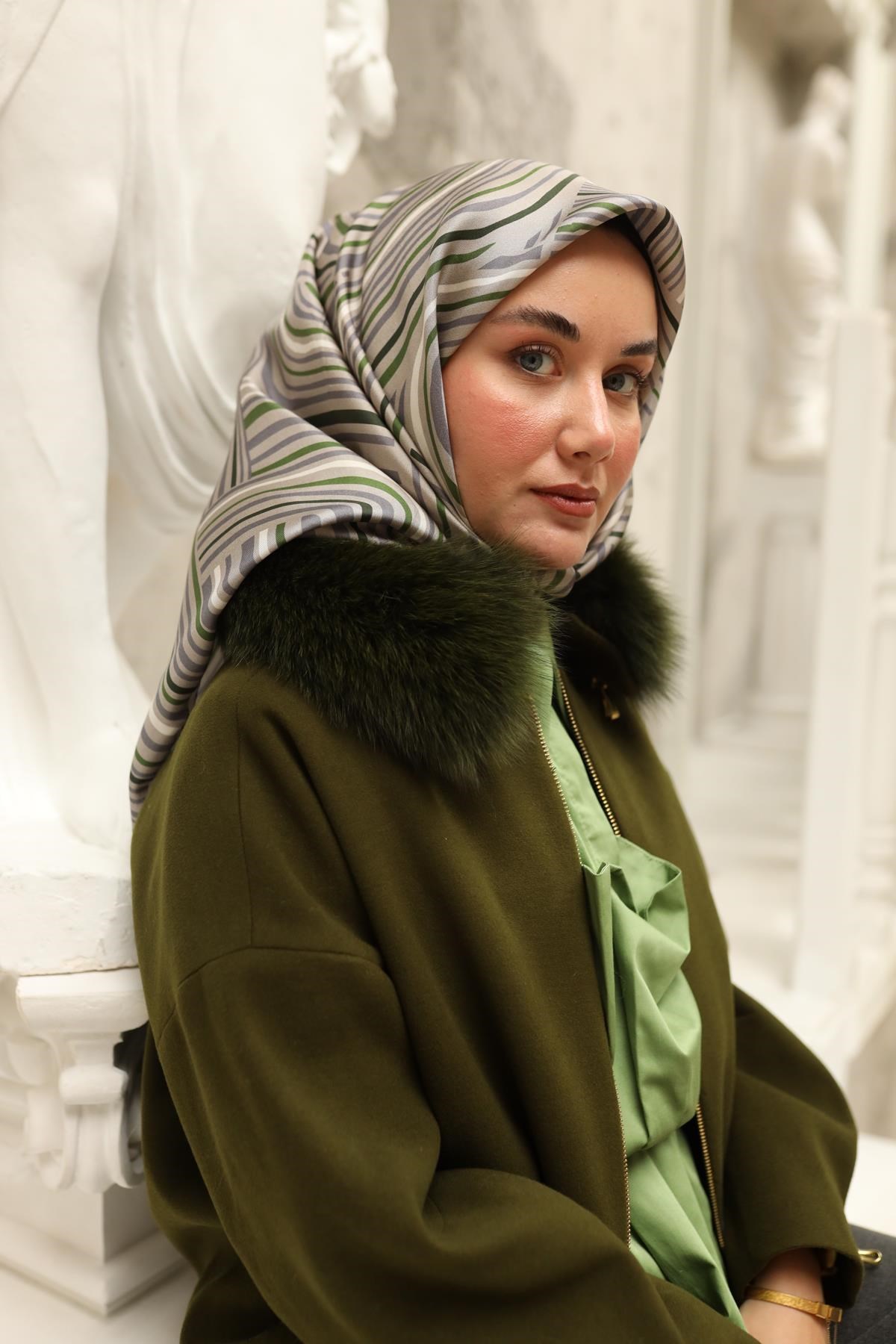 Silk Home Twill İpek Eşarp 11417-42