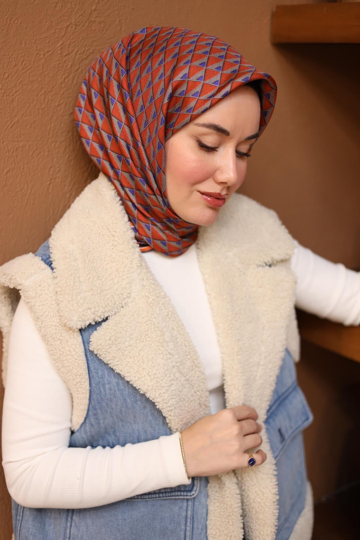 Silk Home Twill İpek Eşarp 11423-34
